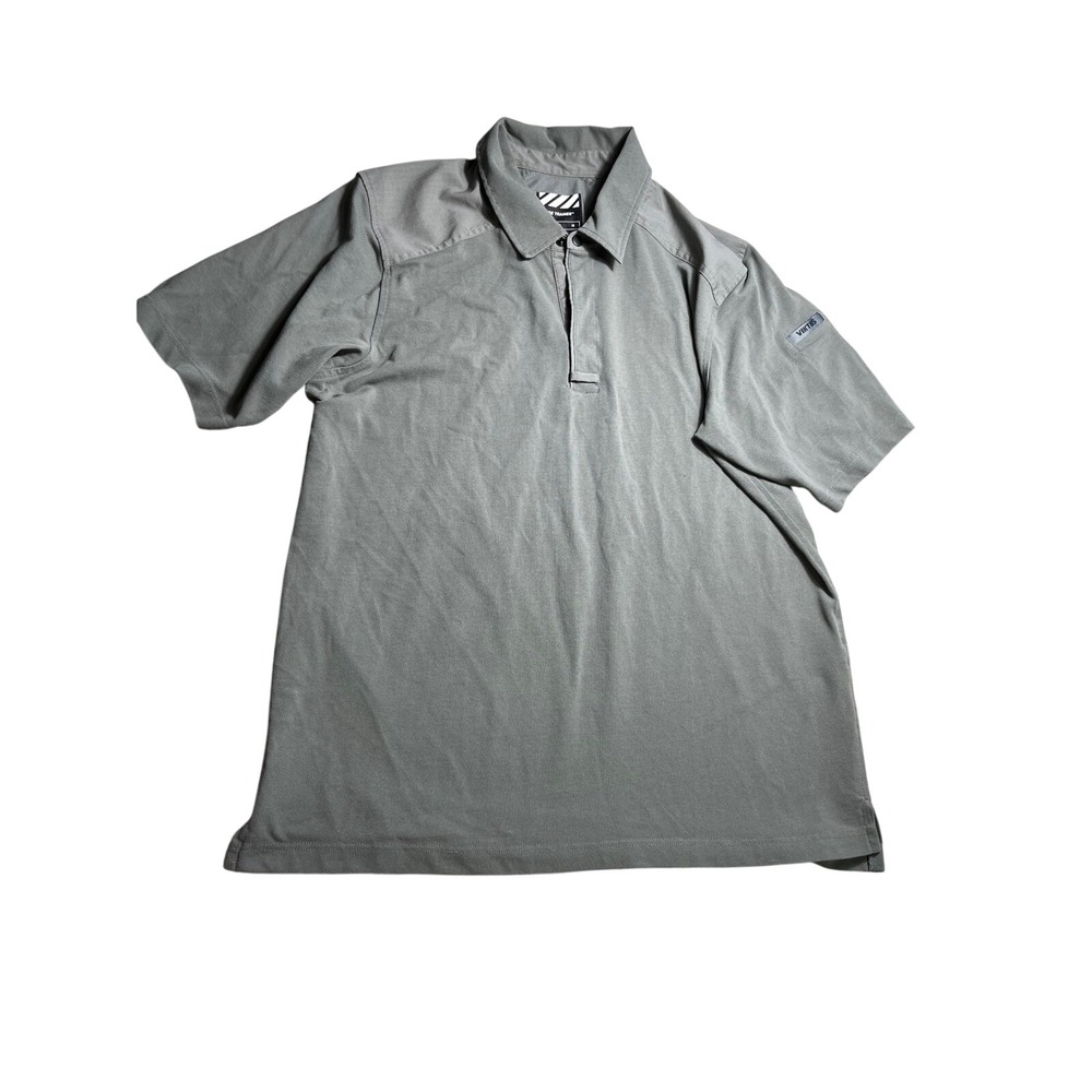 Viktos Range Trainer Polo Mens Medium Sage Green Tactical Performance Shirt